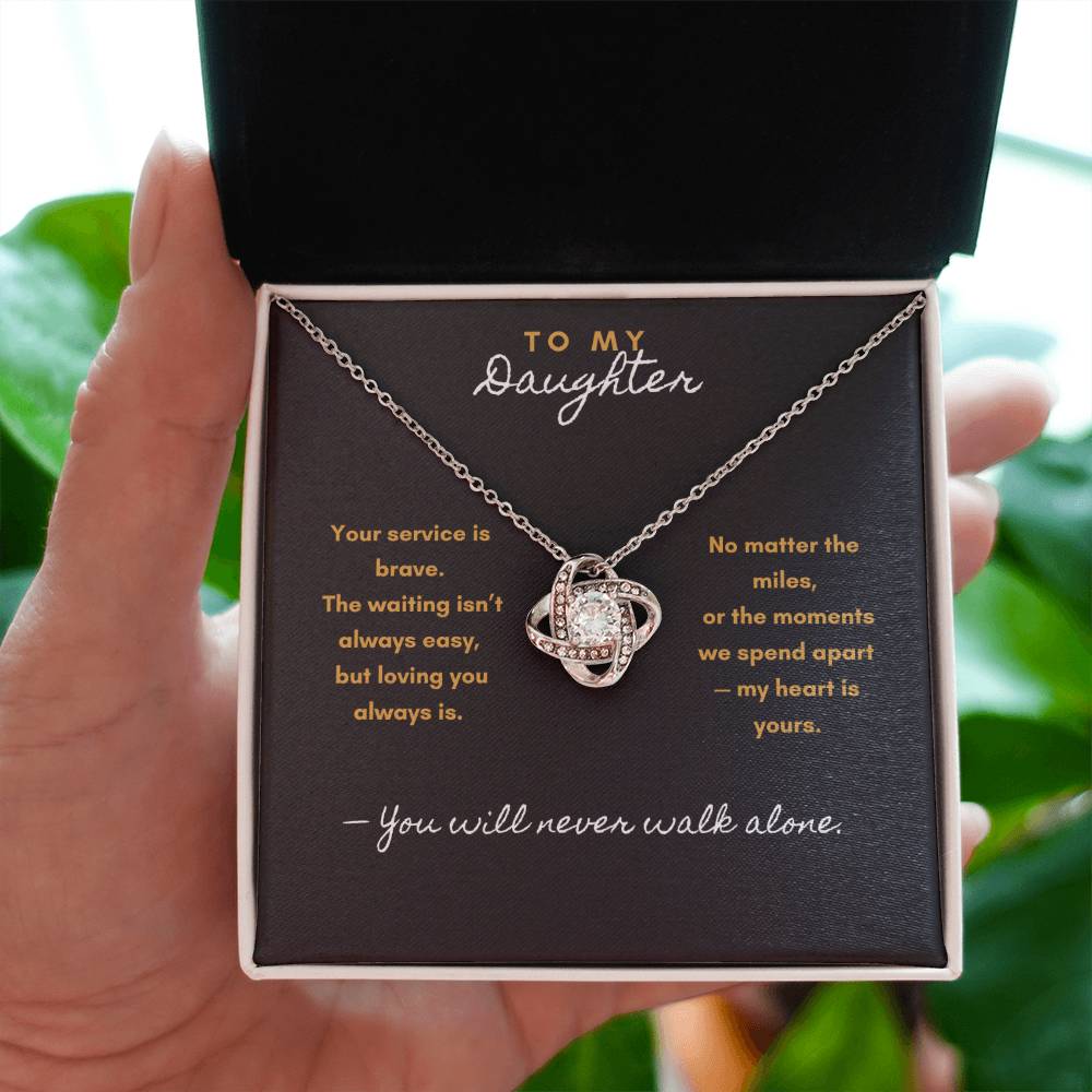 Never Apart Necklace – Military & First Responder Gift for Daughter - Laurelvine