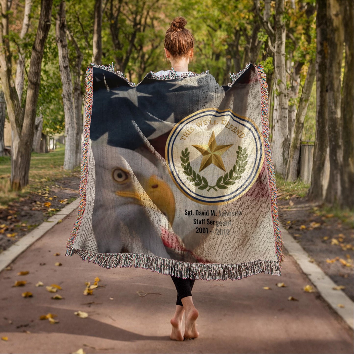Army Veteran Blanket – Personalized Military Gift | LaurelVine - Laurelvine