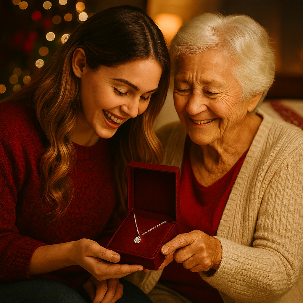 To My Beautiful Granddaughter – Crown Pendant Necklace I Laurelvine - Laurelvine