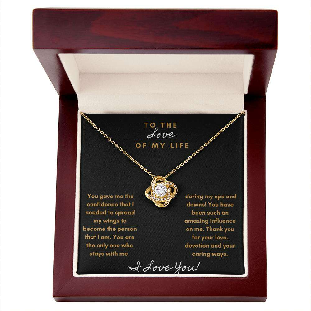 Forever Entwined Love Knot Necklace – Elegant Symbol of Unbreakable Love & Meaningful Gift for Her - Laurelvine
