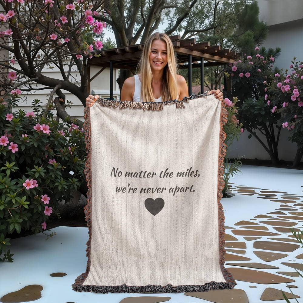 Always Together Blanket – Military & Long-Distance Love Gift, Cozy Keepsake for Couples I Laurelvine - Laurelvine