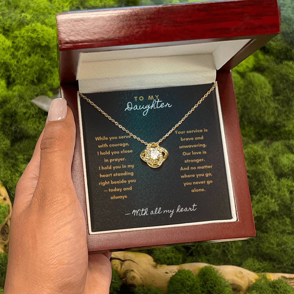 Always With You Necklace – Military & First Responder Gift for Daughter - Laurelvine