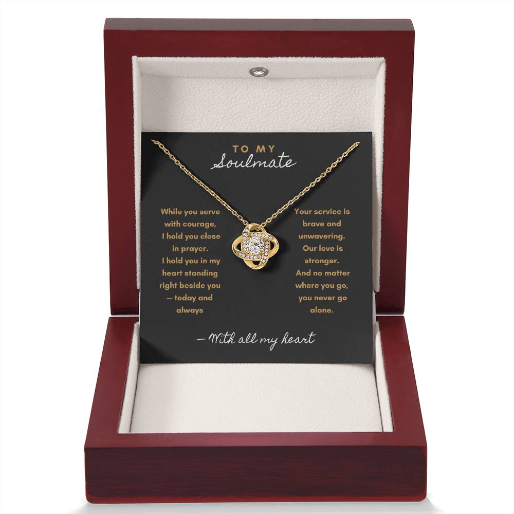 Always With You Necklace – Military & First Responder Gift for my Soulmate - Laurelvine