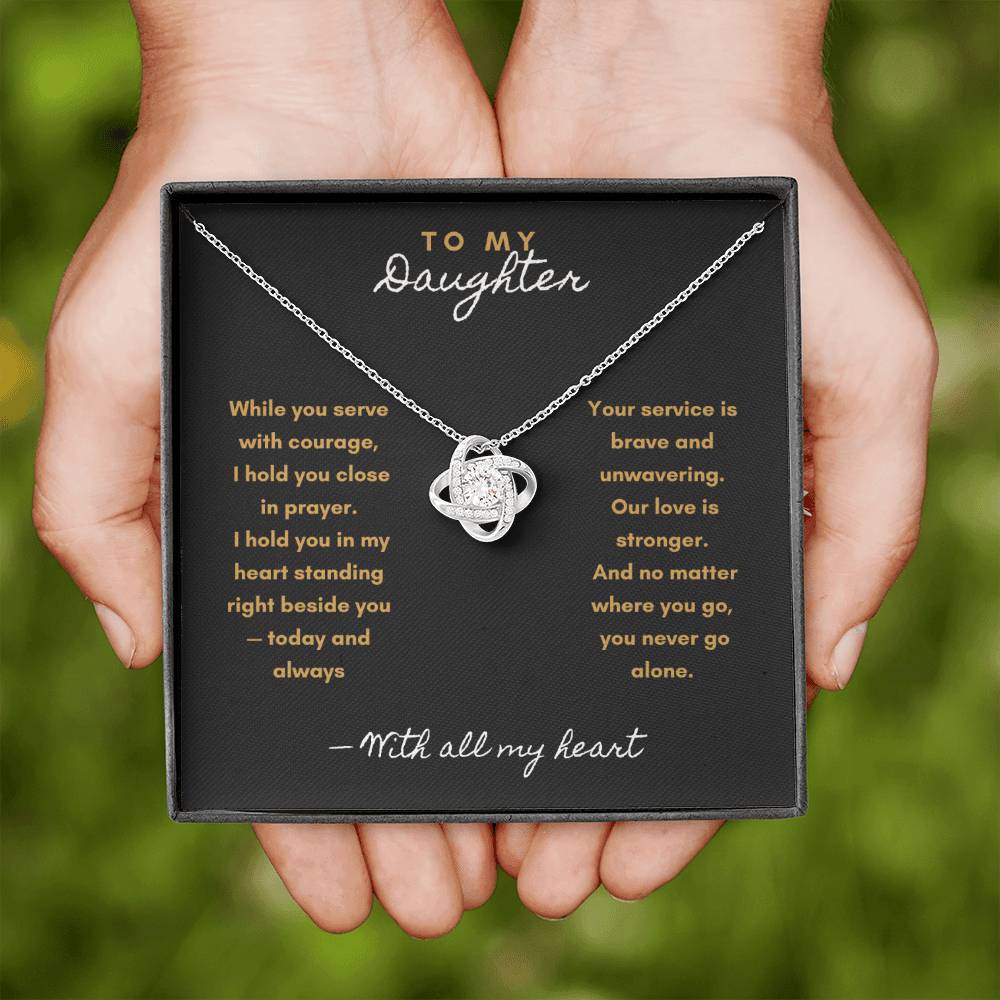 Always With You Necklace – Military & First Responder Gift for Daughter - Laurelvine 