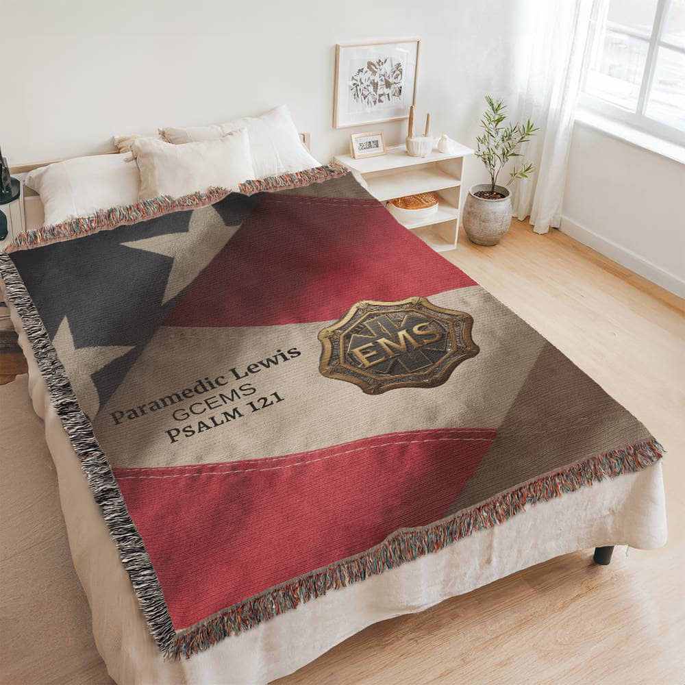 Luxe EMS Tribute Blanket – Honor Our Heroes in Comfort