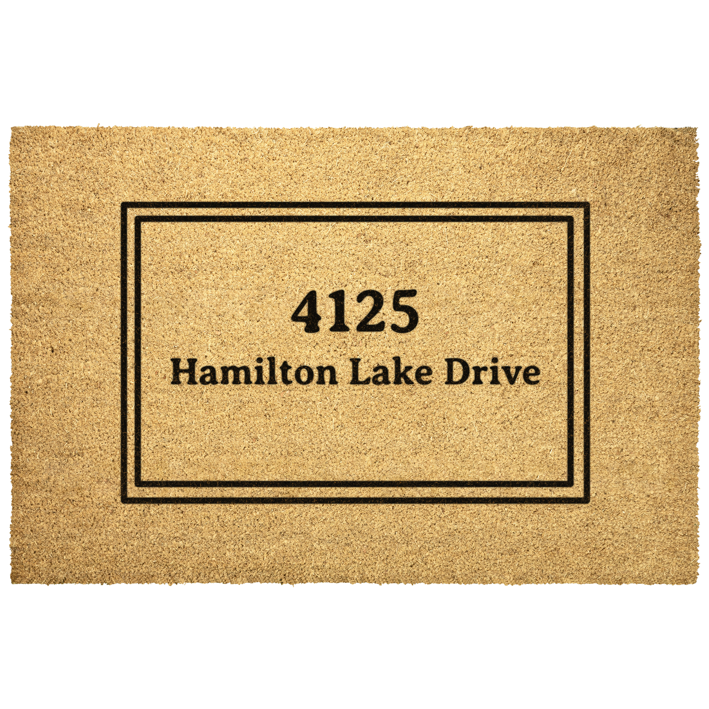 Personalized Address Doormat – Custom House Number & Street Name Welcome Mat | LaurelVine - Laurelvine 