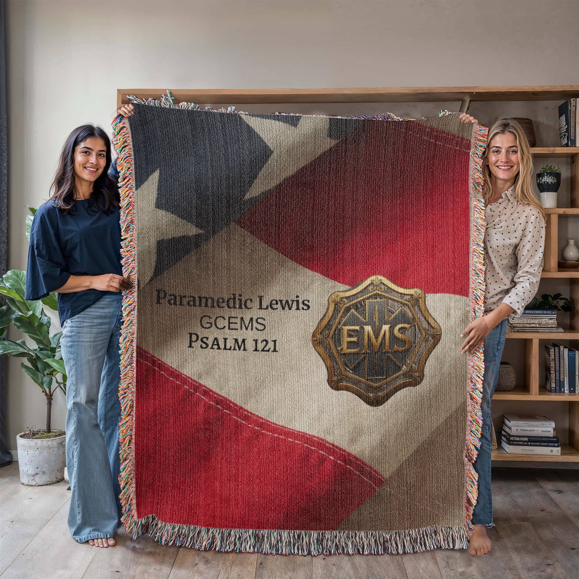 EMS Tribute Blanket – Personalized Lifesaving Tribute Gif - Laurelvine 