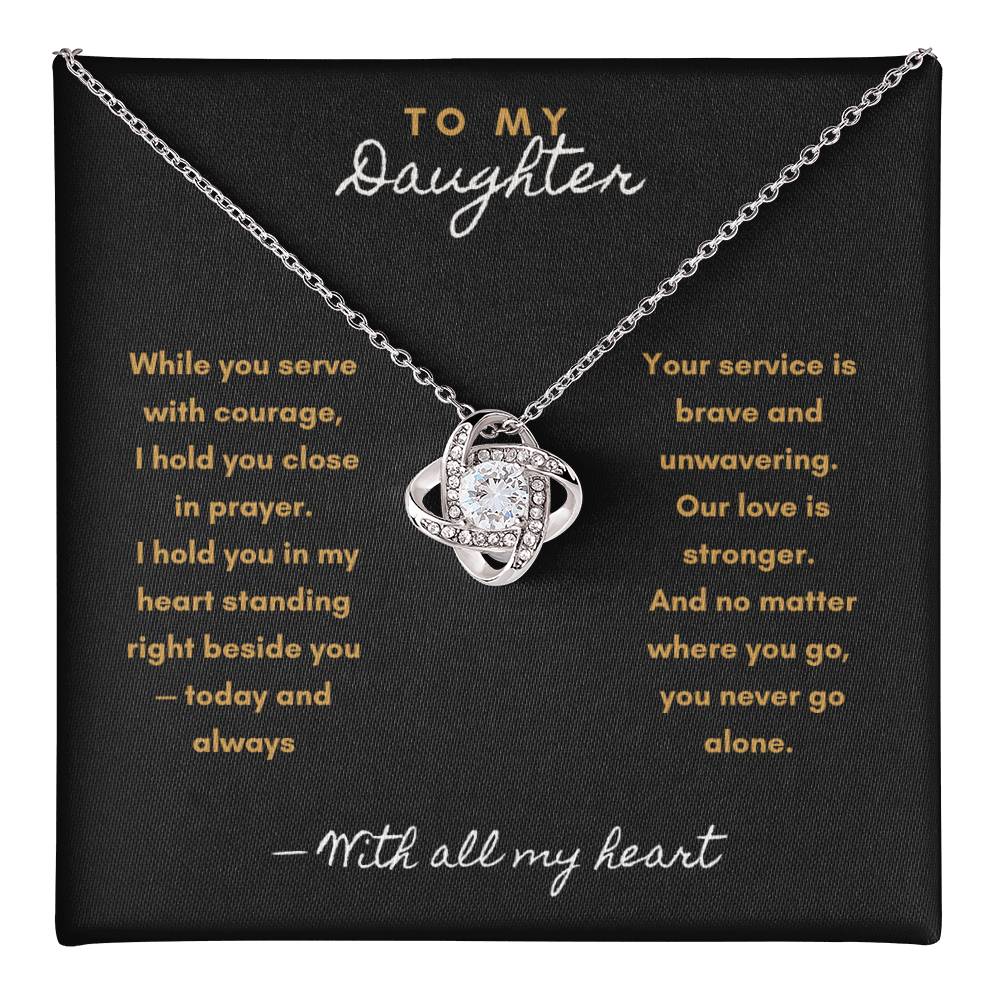 Always With You Necklace – Military & First Responder Gift for Daughter - Laurelvine 