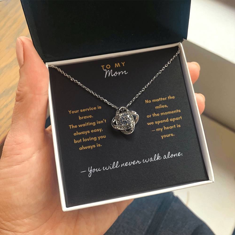 Never Apart Necklace – Military & First Responder Gift for Mom - Laurelvine 