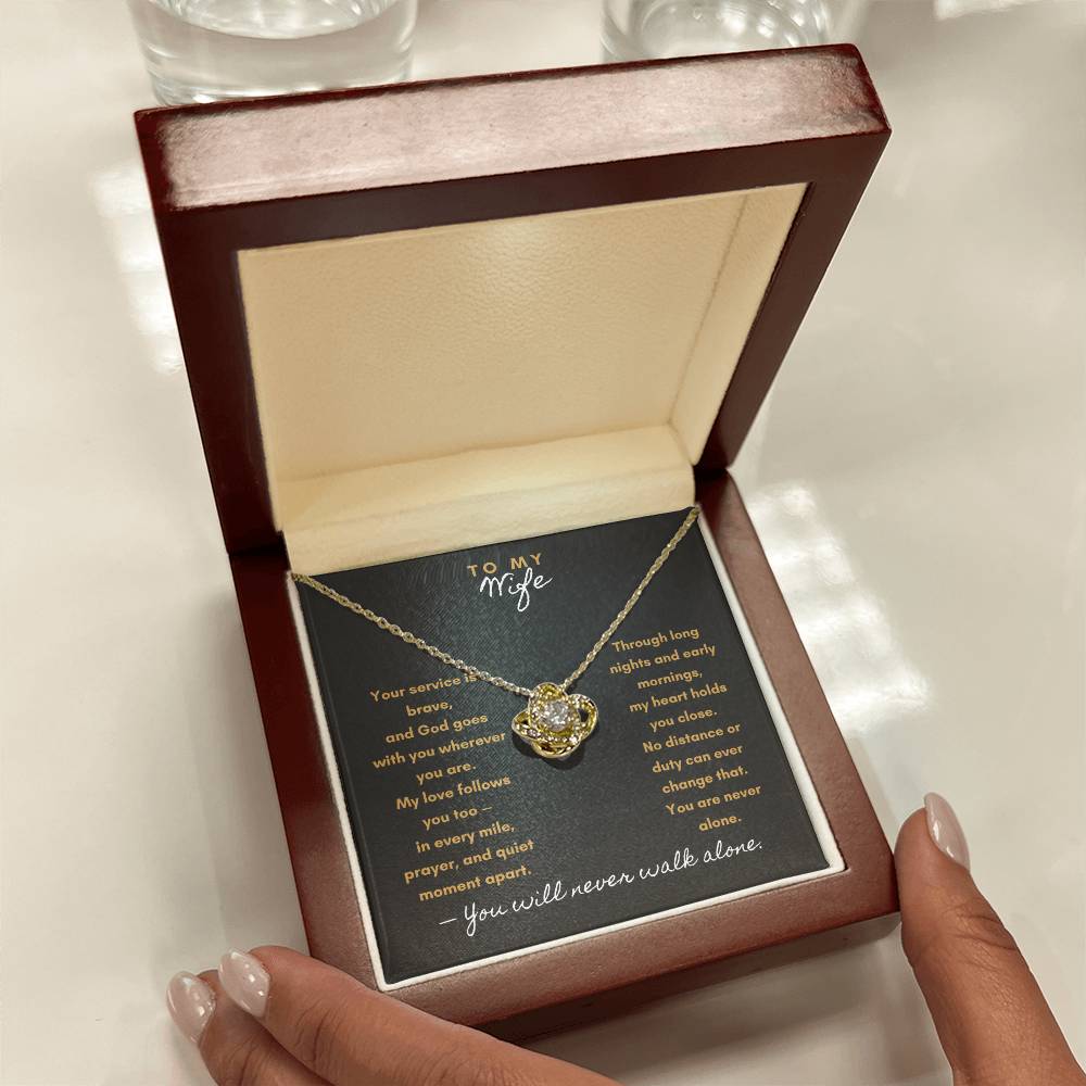 My Heart Stands with You – Military & First Responder Gift for Wife - Laurelvine 