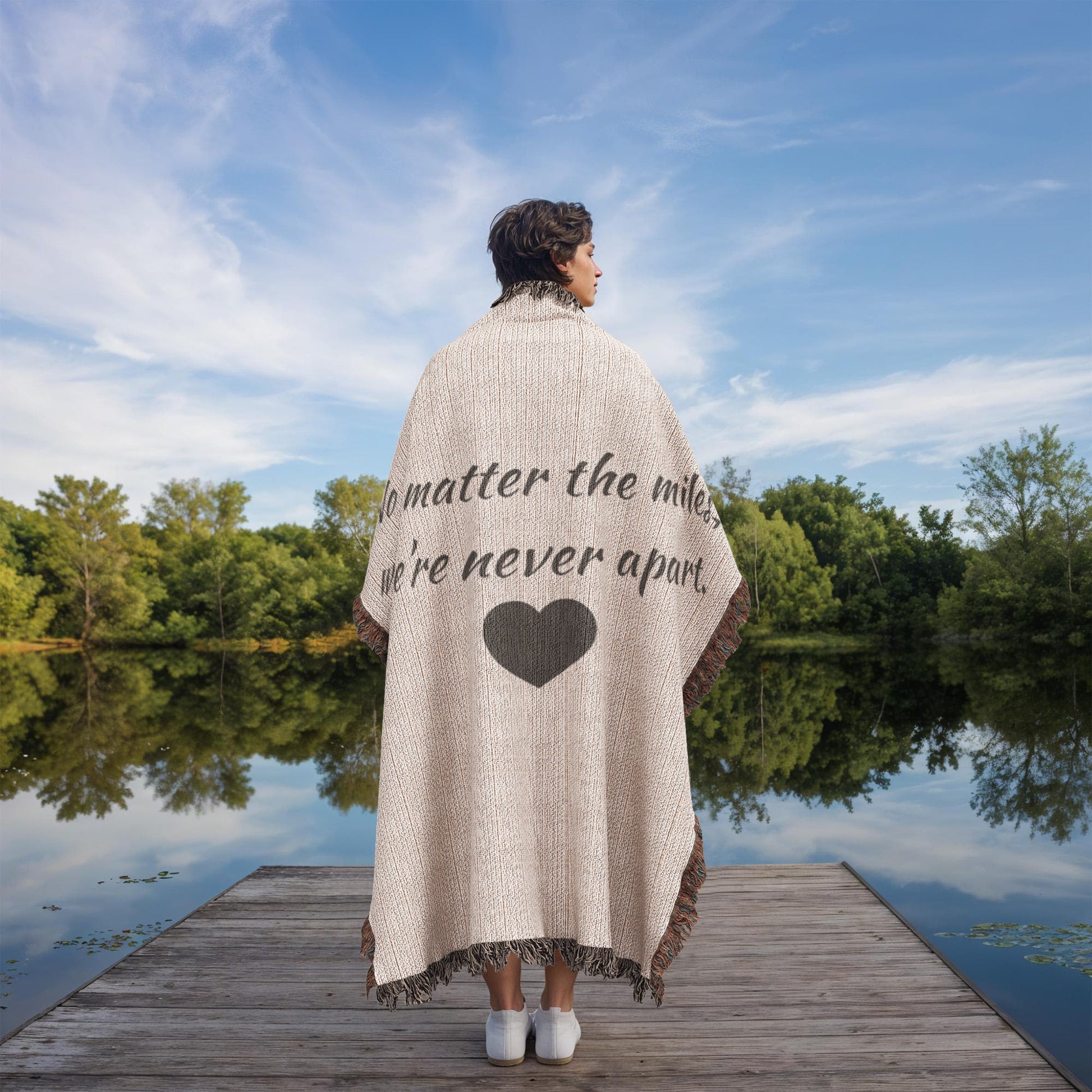 Always Together Blanket – Military & Long-Distance Love Gift, Cozy Keepsake for Couples I Laurelvine - Laurelvine 