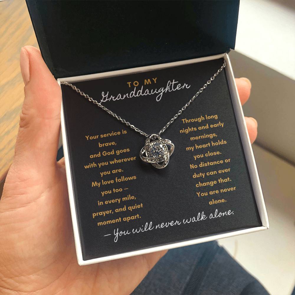 My Heart Stands with You – Military & First Responder Gift for Granddaughter - Laurelvine 