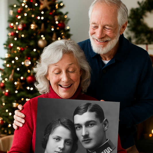Heirloom Photo Restoration & Fine Art Canvas Print I Laurelvine - Laurelvine 