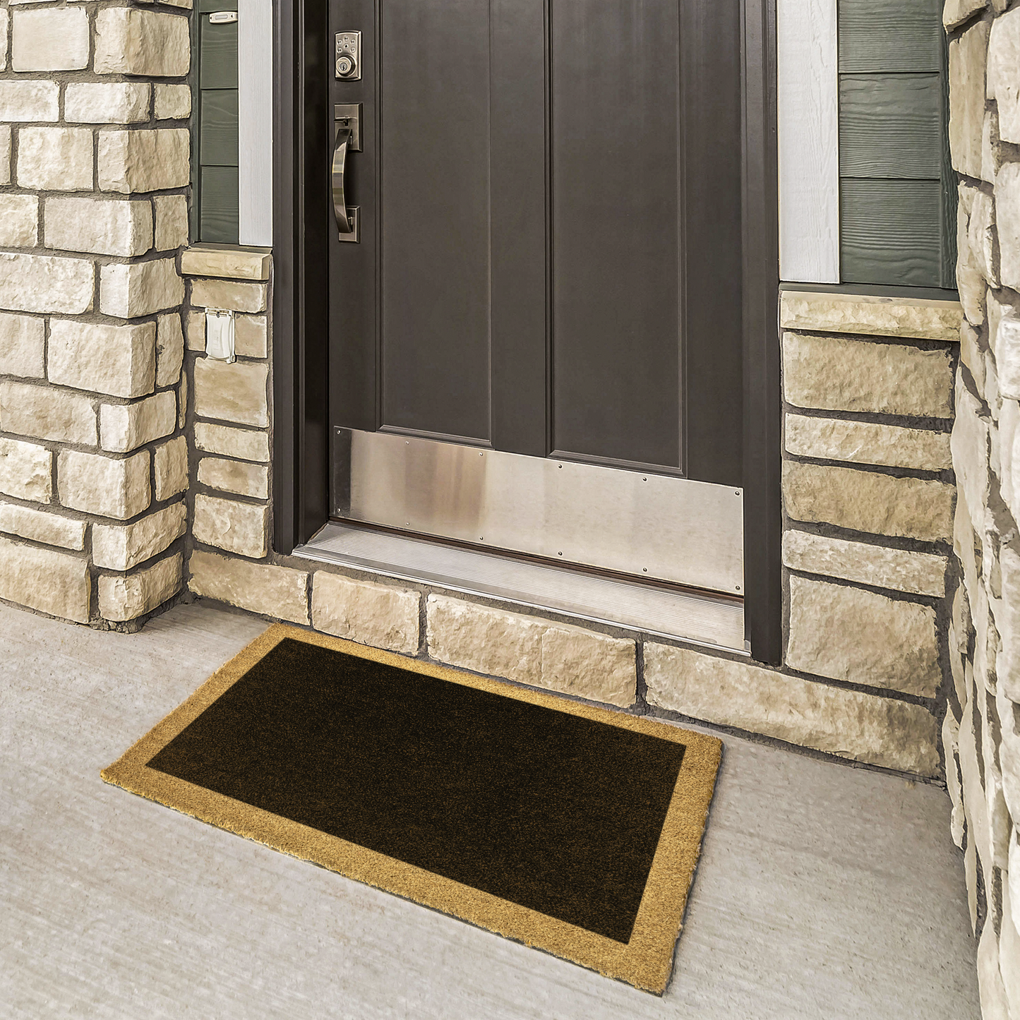 Farmhouse Merry Christmas Doormat | Holiday Coir Welcome Mat | Festive Home Decor I Laruelvine - Laurelvine 