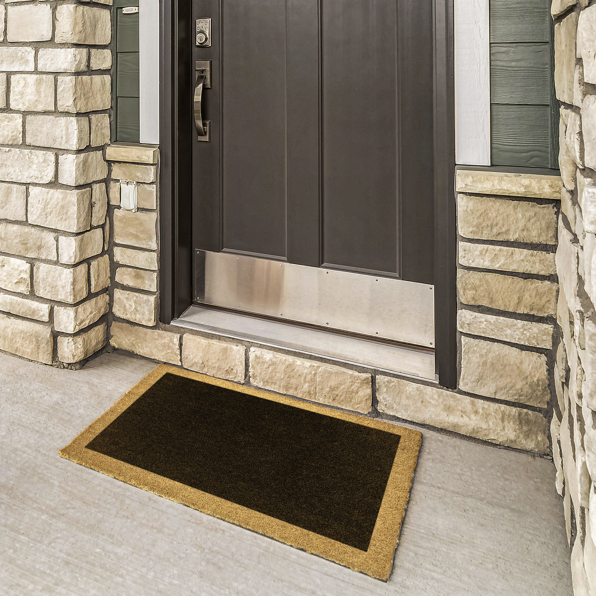 Farmhouse Merry Christmas Doormat | Holiday Coir Welcome Mat | Festive Home Decor I Laruelvine - Laurelvine 