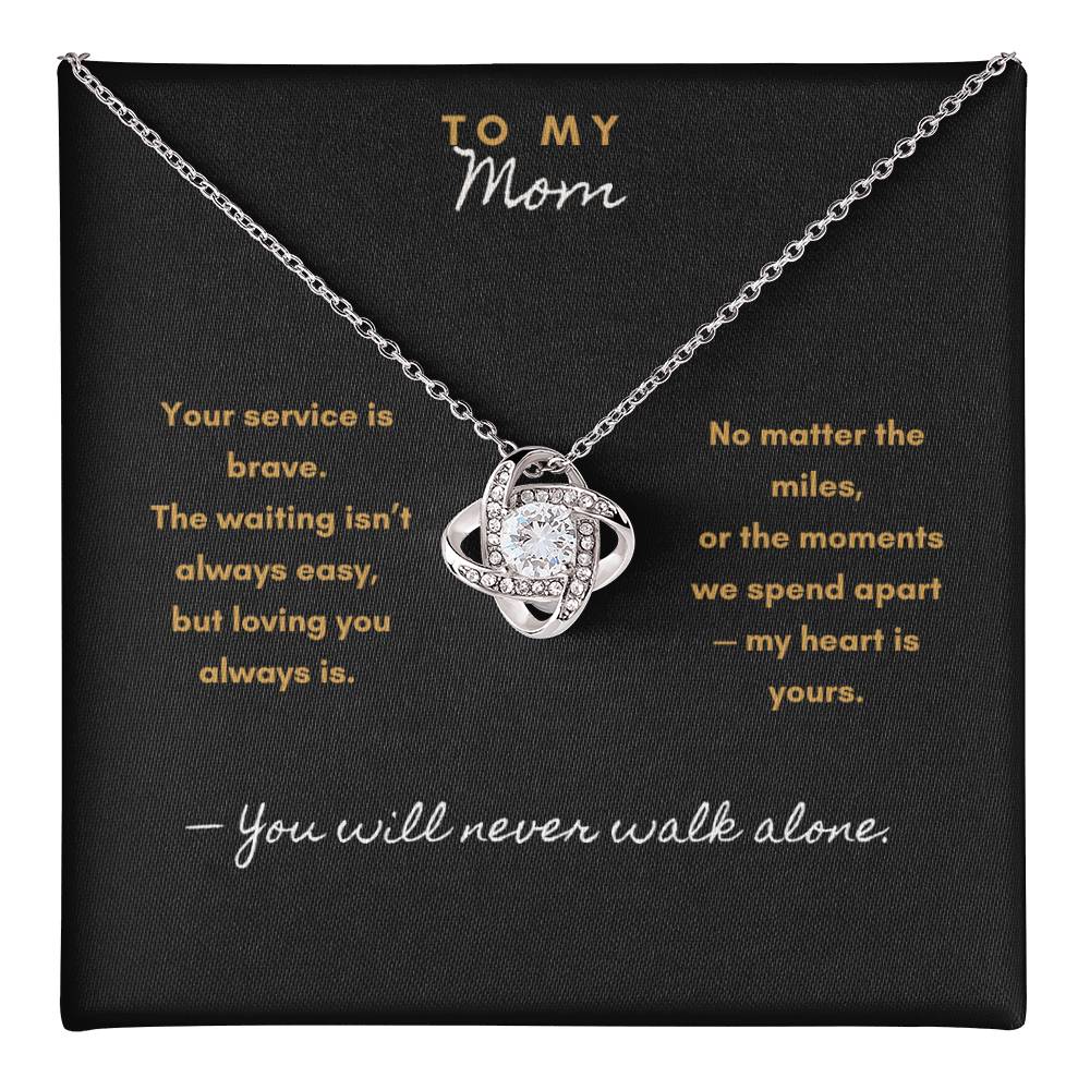 Never Apart Necklace – Military & First Responder Gift for Mom - Laurelvine 