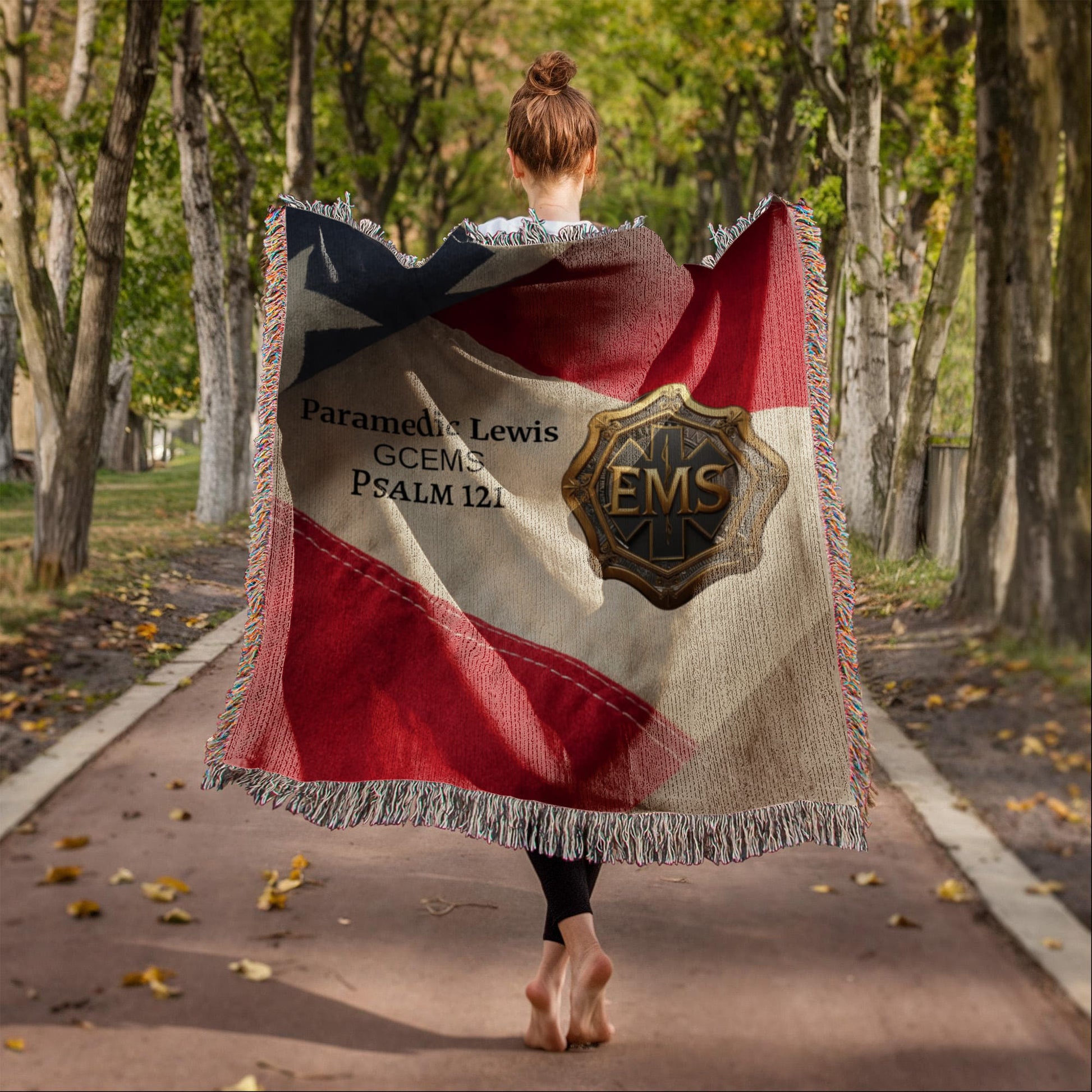 EMS Tribute Blanket – Personalized Lifesaving Tribute Gif - Laurelvine 