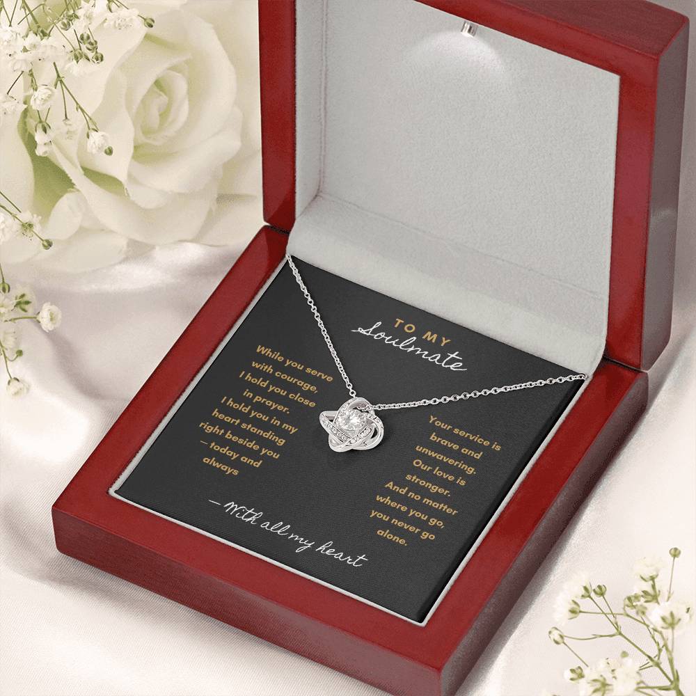 Always With You Necklace – Military & First Responder Gift for my Soulmate - Laurelvine 