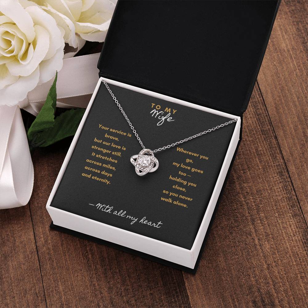 My Heart Stands with You – Military & First Responder Gift for Wife - Laurelvine 