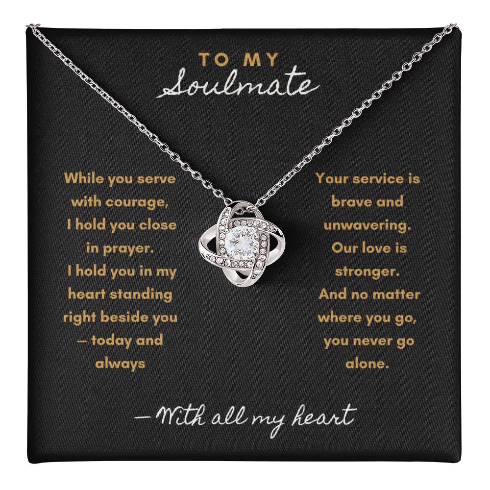 Always With You Necklace – Military & First Responder Gift for my Soulmate - Laurelvine 