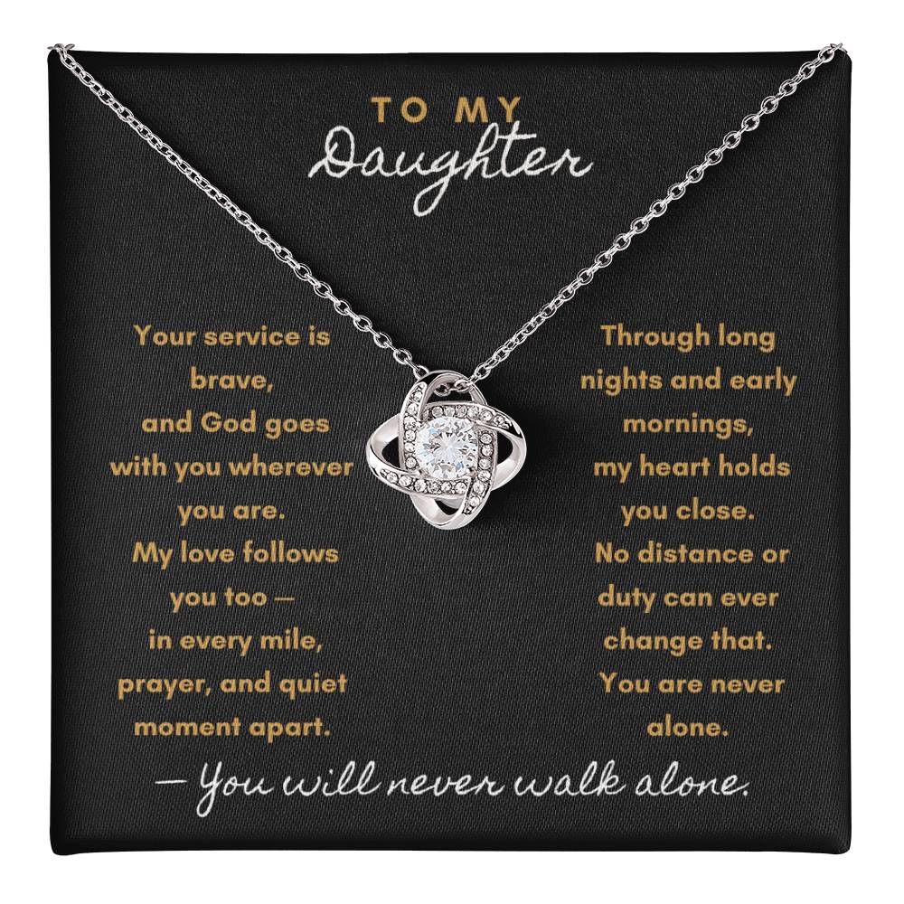 My Heart Stands with You – Military & First Responder Gift for Daughter - Laurelvine 