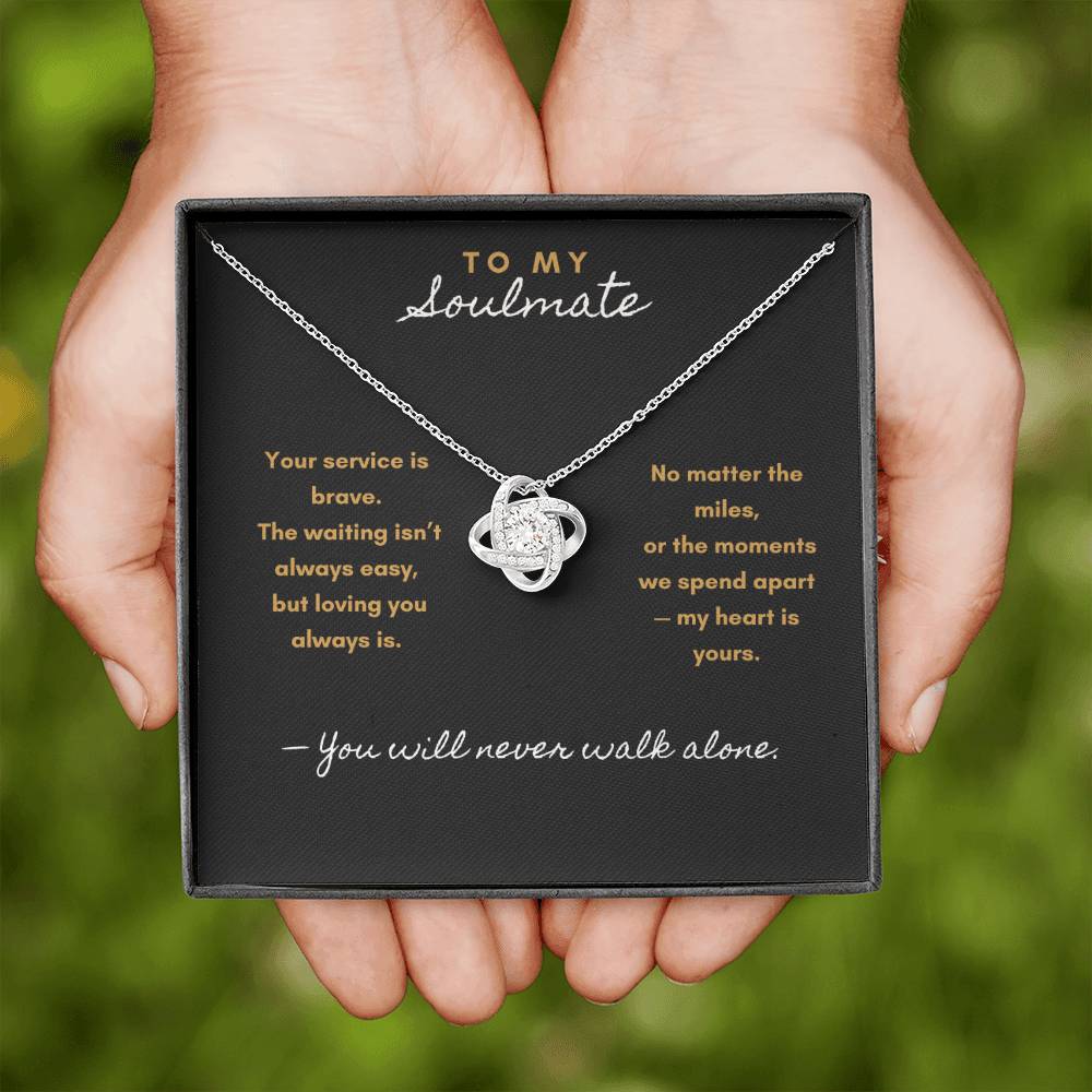 Never Apart Necklace – Military & First Responder Gift for Soulmate - Laurelvine 