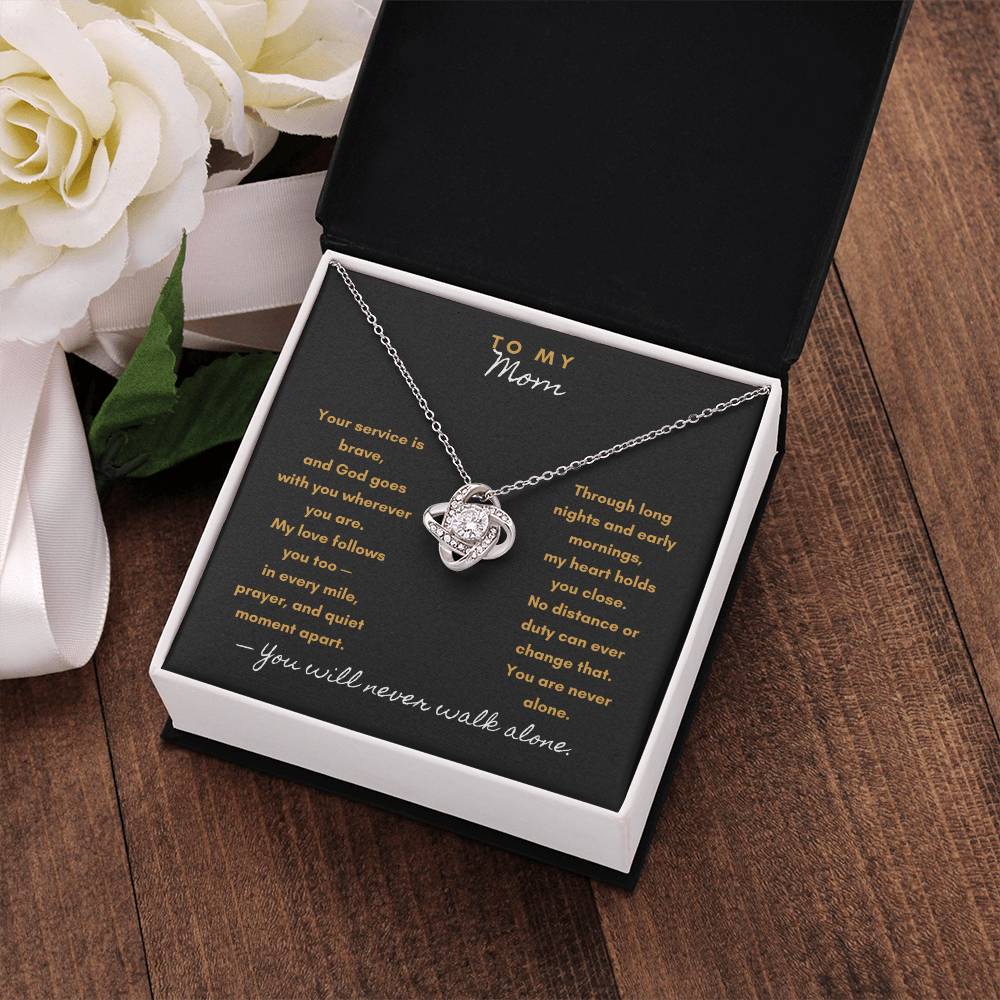 My Heart Stands with You – Military & First Responder Gift for Mom - Laurelvine 