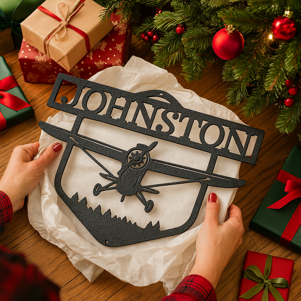 Flying High Monogram - Steel Sign - Laurelvine 