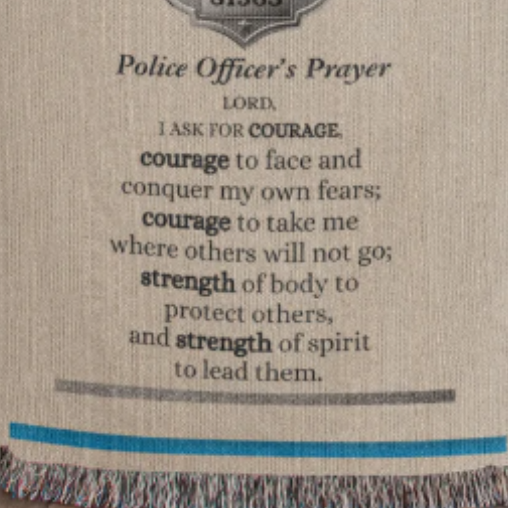 Faith-Filled Woven Prayer for Firefighters