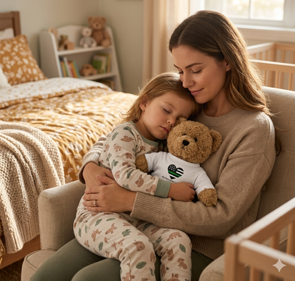 Little Military Hero Bear – Military Kid Comfort Plush | Deployment & Military Family Gift