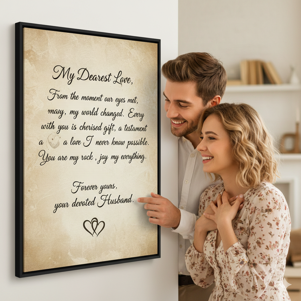 From Their Hands to Your Heart – Custom Handwriting Canvas Art for Military & First Responder Families - Laurelvine 