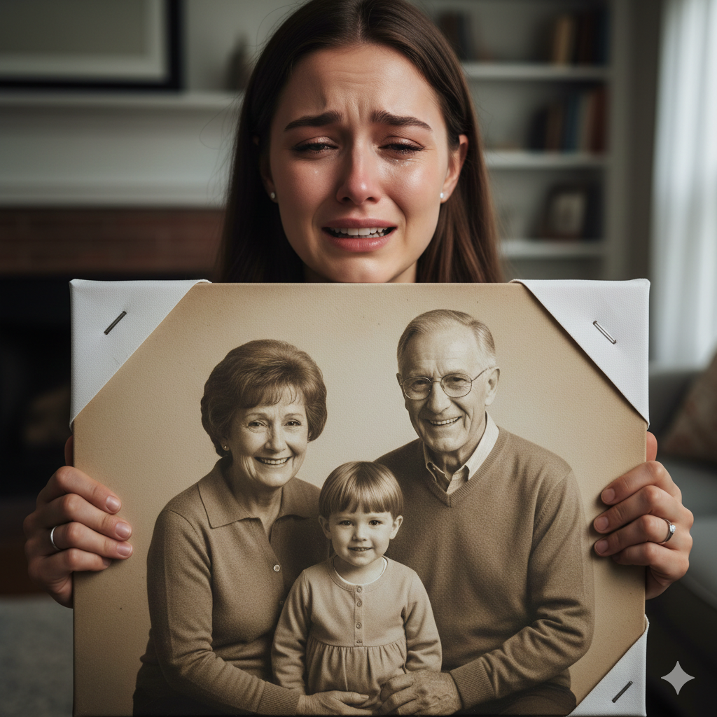 Love Across the Miles – Custom Restored Photo Canvas for Military and First Responder Families - Laurelvine 