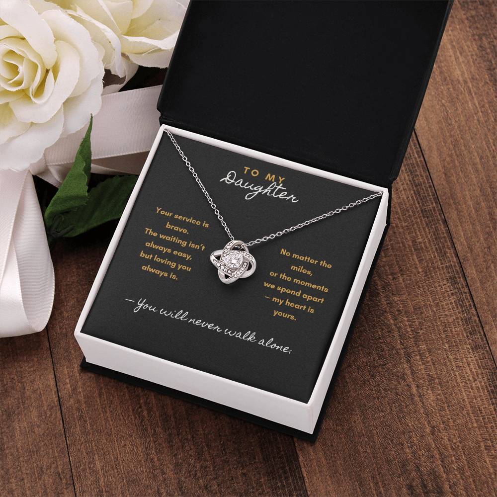 Never Apart Necklace – Military & First Responder Gift for Daughter - Laurelvine 