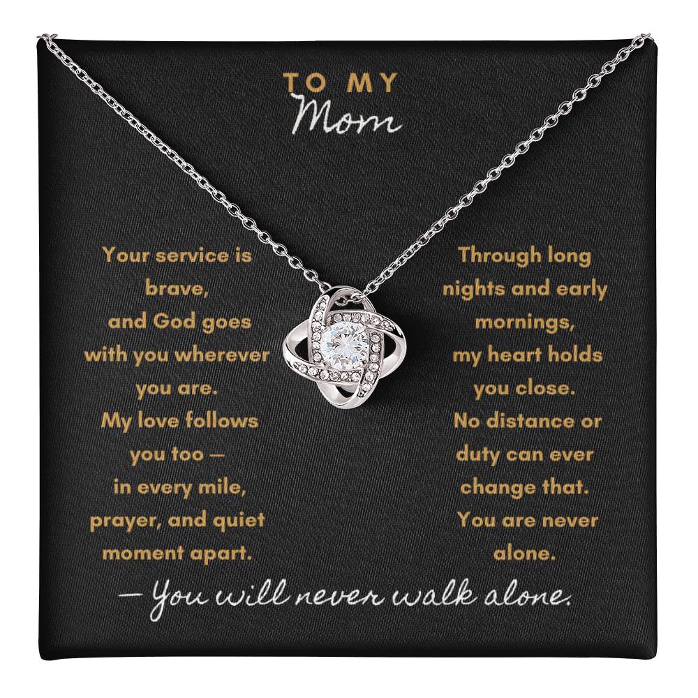 My Heart Stands with You – Military & First Responder Gift for Mom - Laurelvine 