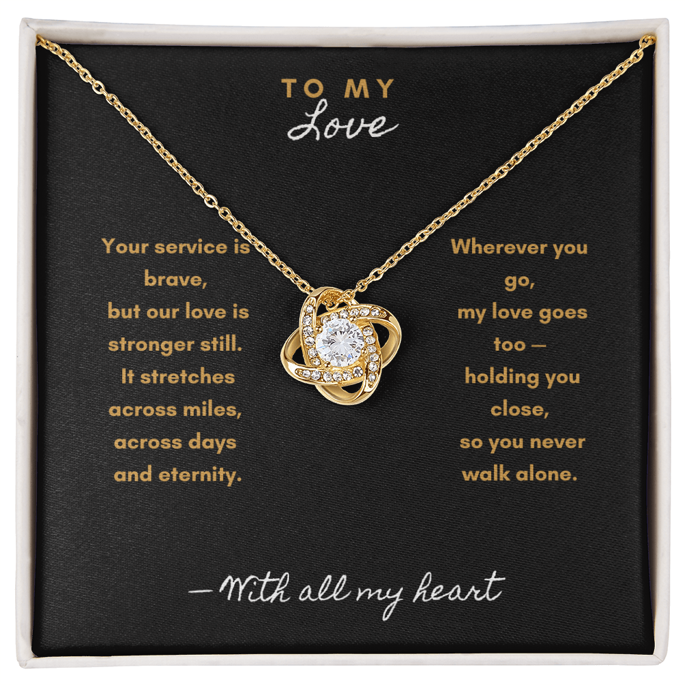 My Heart Stands with You – Military & First Responder Gift for my Love - Laurelvine 
