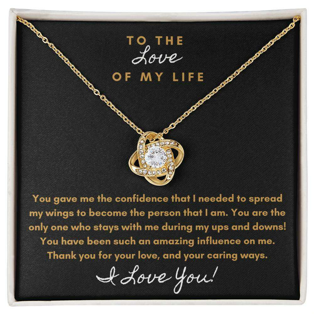Eternal Bond Love Knot Necklace – Romantic Jewelry Gift for Wife, Girlfriend, or Soulmate - Laurelvine 