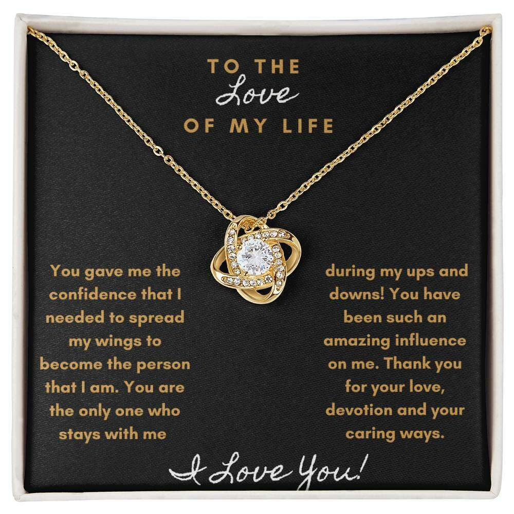 Forever Entwined Love Knot Necklace – Elegant Symbol of Unbreakable Love & Meaningful Gift for Her - Laurelvine 