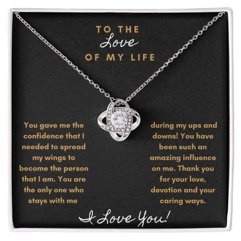 Forever Entwined Love Knot Necklace – Elegant Symbol of Unbreakable Love & Meaningful Gift for Her - Laurelvine 