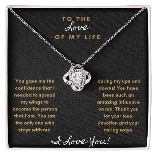 Forever Entwined Love Knot Necklace – Elegant Symbol of Unbreakable Love & Meaningful Gift for Her - Laurelvine 