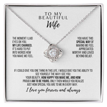 Forever Entwined Love Knot Necklace – Symbol of Eternal Bond & Romantic Gift for Her - Laurelvine 