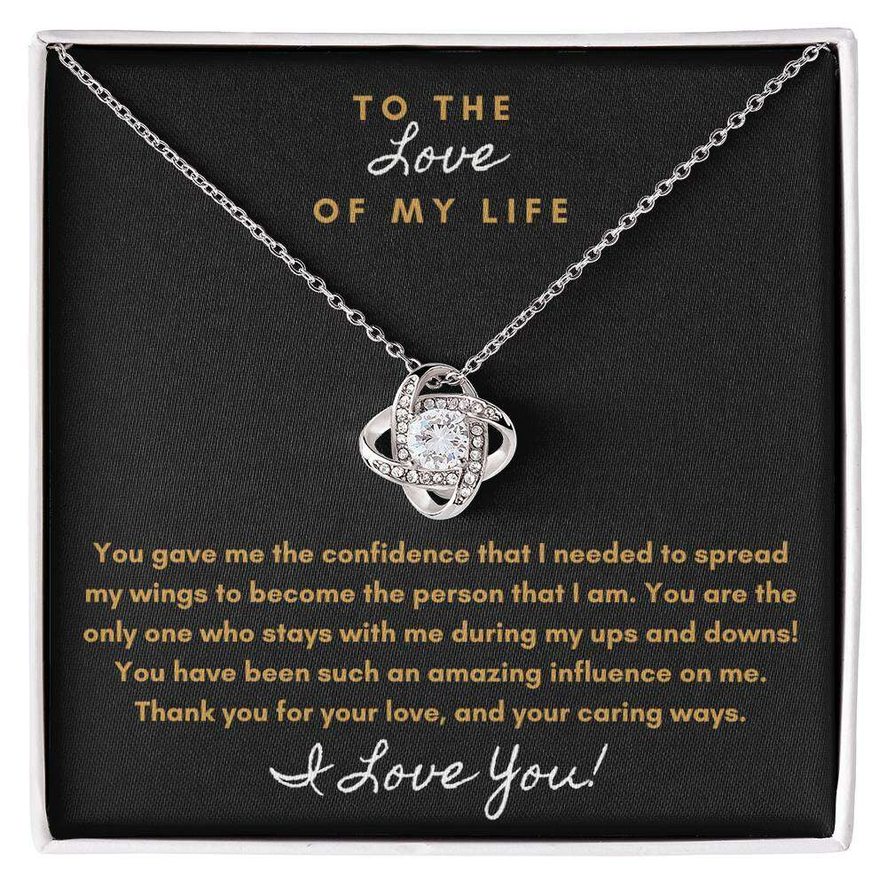 Eternal Bond Love Knot Necklace – Romantic Jewelry Gift for Wife, Girlfriend, or Soulmate - Laurelvine 