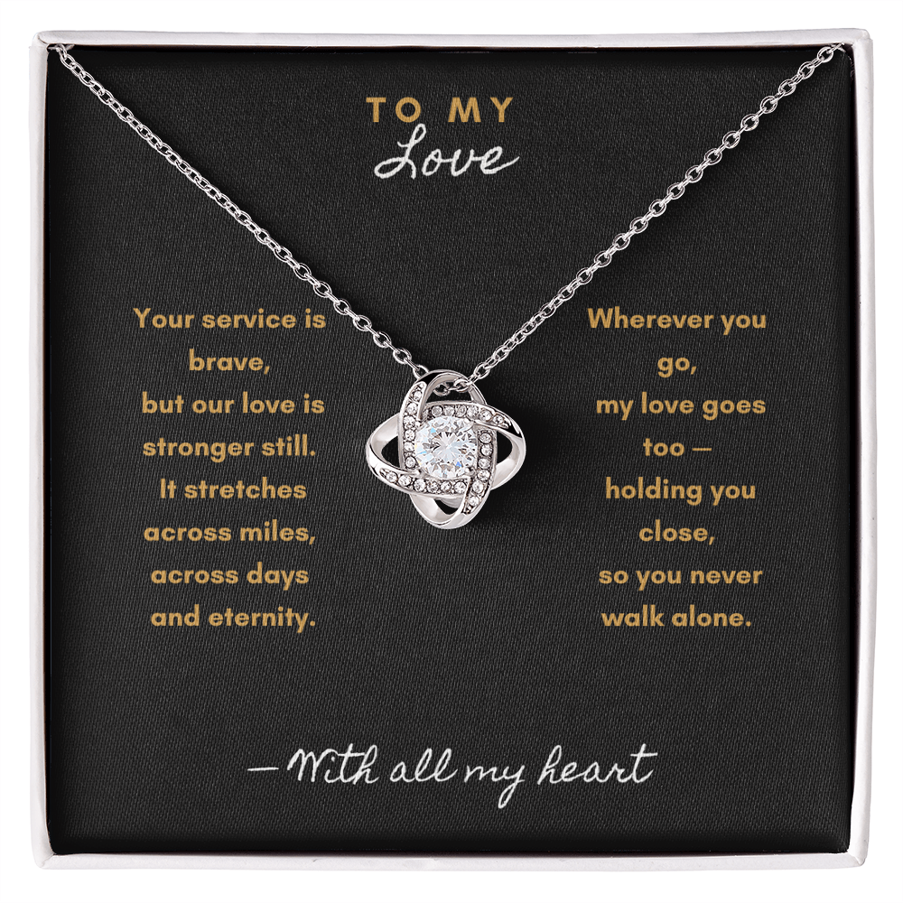 My Heart Stands with You – Military & First Responder Gift for my Love - Laurelvine 