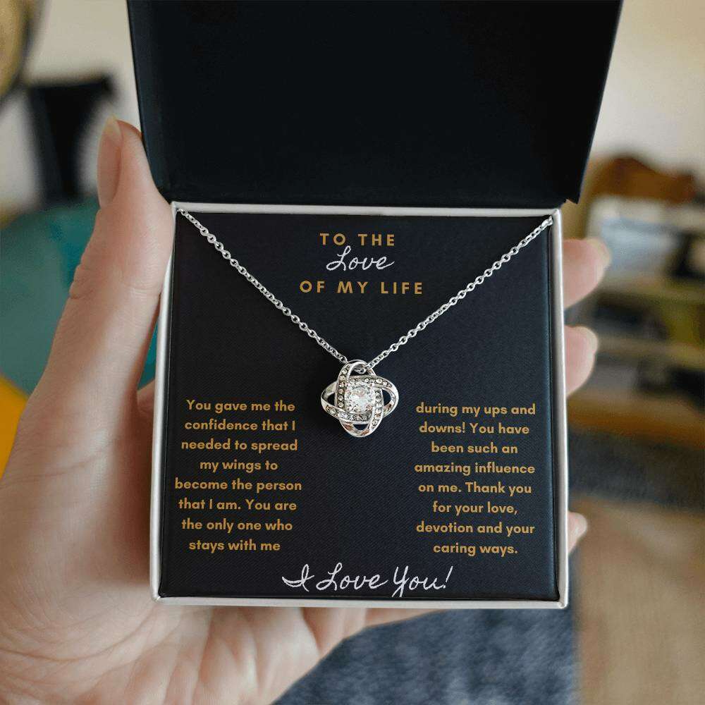 Forever Entwined Love Knot Necklace – Elegant Symbol of Unbreakable Love & Meaningful Gift for Her - Laurelvine 