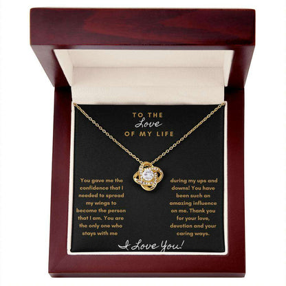 Forever Entwined Love Knot Necklace – Elegant Symbol of Unbreakable Love & Meaningful Gift for Her - Laurelvine 