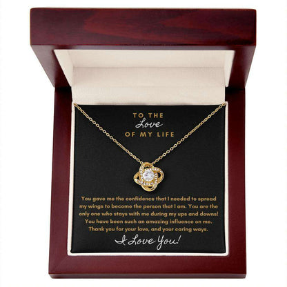 Eternal Bond Love Knot Necklace – Romantic Jewelry Gift for Wife, Girlfriend, or Soulmate - Laurelvine 