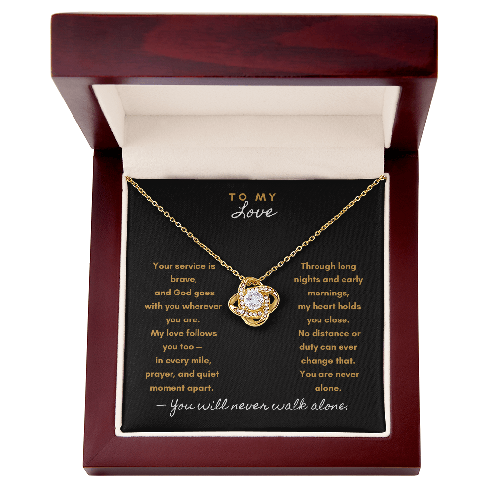 Always With You Necklace – Military & First Responder Gift for my Love - Laurelvine 