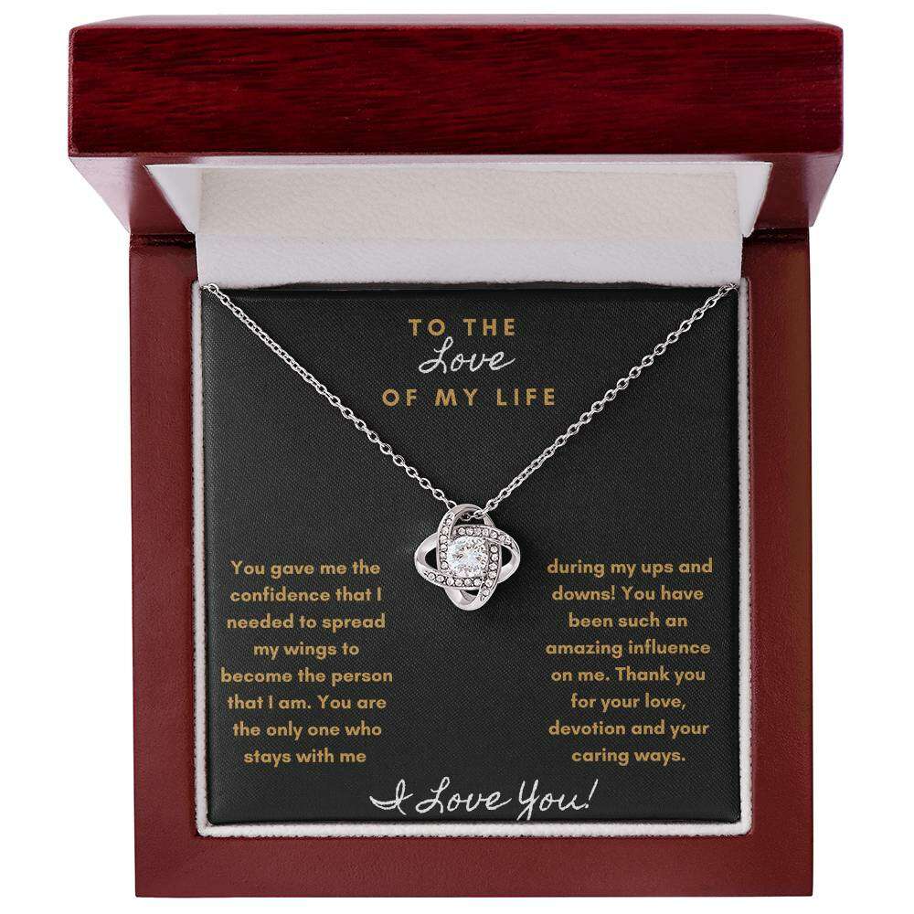 Forever Entwined Love Knot Necklace – Elegant Symbol of Unbreakable Love & Meaningful Gift for Her - Laurelvine 