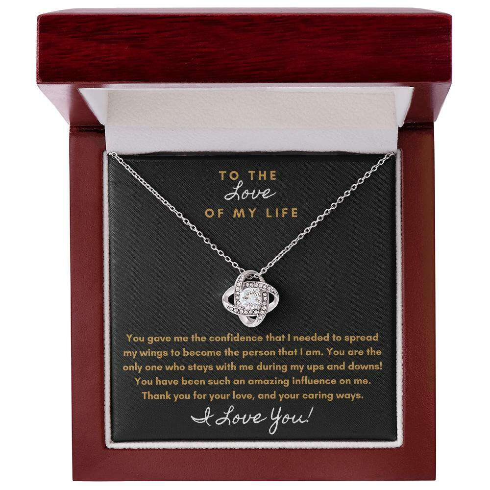 Eternal Bond Love Knot Necklace – Romantic Jewelry Gift for Wife, Girlfriend, or Soulmate - Laurelvine 