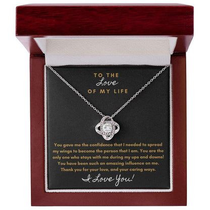Eternal Bond Love Knot Necklace – Romantic Jewelry Gift for Wife, Girlfriend, or Soulmate - Laurelvine 