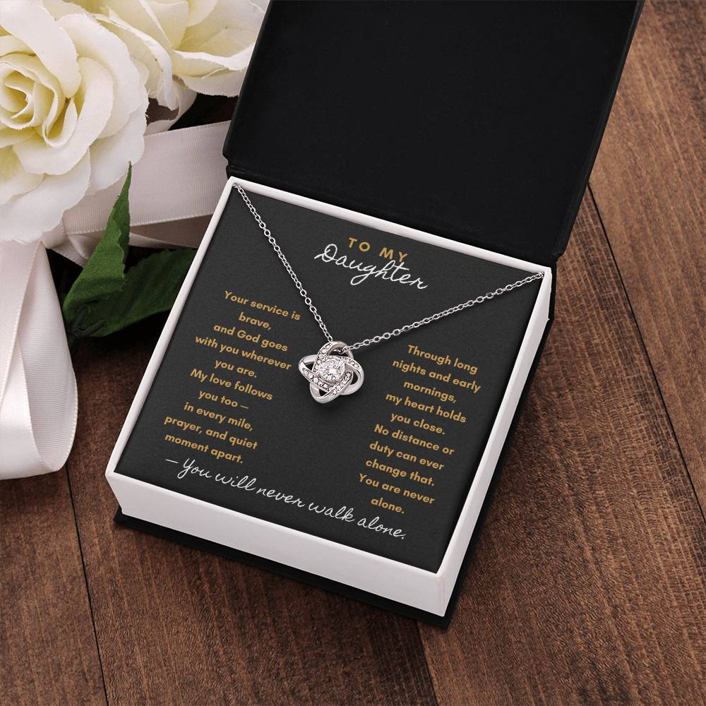 My Heart Stands with You – Military & First Responder Gift for Daughter - Laurelvine 